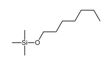 1-(Trimethylsilyloxy)heptane结构式