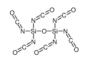 triisocyanato(triisocyanatosilyloxy)silane结构式
