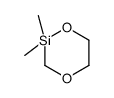 2,2-dimethyl-1,4,2-dioxasilinane结构式