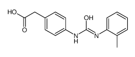 (4-{[(2-Methylphenyl)carbamoyl]amino}phenyl)acetic acid结构式