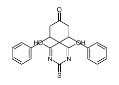 7,11-diphenyl-3-sulfanylidene-2,4-diazaspiro[5.5]undecane-1,5,9-trione结构式