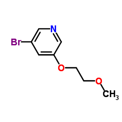3-Bromo-5-(2-methoxyethoxy)pyridine结构式