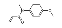 N-(4-methoxyphenyl)-N-methylethenesulfinamide结构式