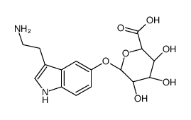血清素beta-D-葡糖苷酸结构式