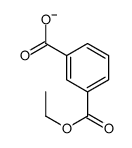 3-(ETHOXYCARBONYL)BENZOIC ACID结构式