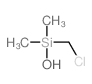 chloromethyl-hydroxy-dimethyl-silane结构式