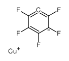 copper(1+),1,2,3,4,5-pentafluorobenzene-6-ide结构式