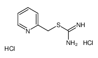 2-(2-pyridiniomethyl)isothiouronium dichloride结构式