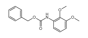 benzyl 2,3-dimethoxyphenylcarbamate结构式