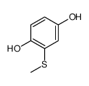 2-methylsulfanylbenzene-1,4-diol结构式