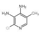 4,5-二氨基-6-氯-3-甲基吡啶结构式