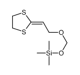 2-(1,3-dithiolan-2-ylidene)ethoxymethoxy-trimethylsilane结构式