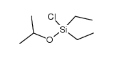 diethyl-chloro-isopropoxy-silane结构式
