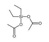 [acetyloxy(diethyl)silyl] acetate结构式
