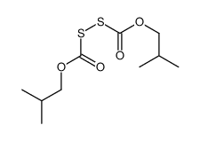 2-methylpropyl (2-methylpropoxycarbonyldisulfanyl)formate结构式
