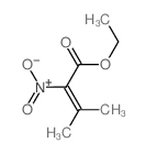ethyl 3-methyl-2-nitro-but-2-enoate结构式