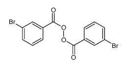 (3-bromobenzoyl) 3-bromobenzenecarboperoxoate结构式