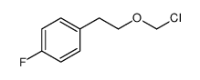 1-[2-(chloromethoxy)ethyl]-4-fluorobenzene结构式