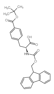 FMOC-p-羧基-Phe(OtBu)-OH结构式