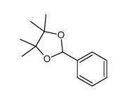 4,4,5,5-Tetramethyl-2-phenyl-1,3-dioxolane结构式