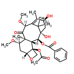 7β,10β-二甲氧基多西紫杉醇结构式