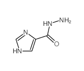 1H-咪唑-5-碳酰肼结构式