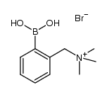 1-(2-boronophenyl)-N,N,N-trimethylmethanaminium bromide结构式