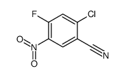 2-Chloro-4-fluoro-5-nitrobenzonitrile结构式