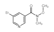 5-溴-n-甲氧基-n-甲基烟酰胺结构式