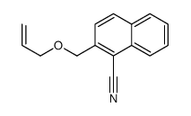2-(prop-2-enoxymethyl)naphthalene-1-carbonitrile结构式