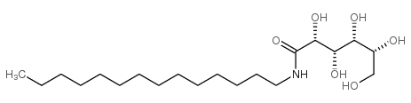 N-tetradecyl-D-gluconamide结构式