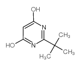 2-叔丁基-4,6-二羟基嘧啶结构式