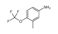 2-甲基-4-氨基-1-三氟甲氧基-苯结构式