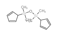 Disiloxane, 1,3-di-2,4-cyclopentadien-1-yl-1,1,3,3-tetramethyl-结构式
