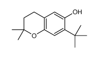 7-tert-butyl-2,2-dimethyl-3,4-dihydrochromen-6-ol结构式