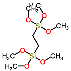 1,2-双三甲氧基硅基乙烷结构式
