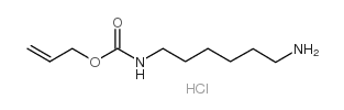 N-烯丙氧羰基-1,6-己二胺 盐酸盐结构式