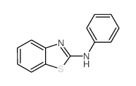 2-Benzothiazolamine,N-phenyl-结构式