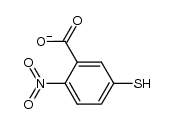 2-nitro-5-mercaptobenzoic acid anion结构式