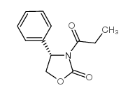 (S)-4-苯基-3-丙酰基-2-恶唑烷酮结构式