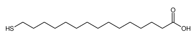 15-sulfanylpentadecanoic acid结构式
