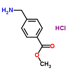 4-氨甲基苯甲酸甲酯结构式