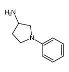1-苯基吡咯烷-3-胺结构式