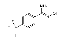 N'-Hydroxy-4-(trifluoromethyl)benzenecarboximidamide结构式