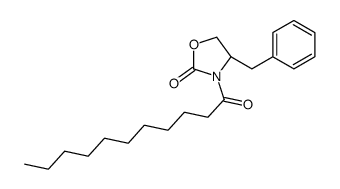 (4R)-4-benzyl-3-undecanoyl-1,3-oxazolidin-2-one结构式