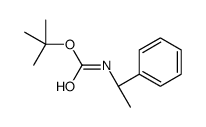 tert-butyl N-[(1R)-1-phenylethyl]carbamate结构式