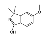 5-methoxy-3,3-dimethyl-2H-isoindol-1-one结构式