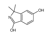 2,3-dihydro-5-hydroxy-3,3-dimethyl-1H-Isoindol-1-one结构式