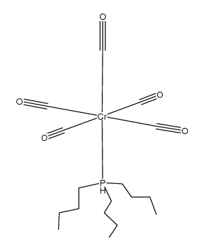 Cr(CO)5(P(n-Bu)3)结构式