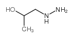 1-肼基-2-丙醇结构式